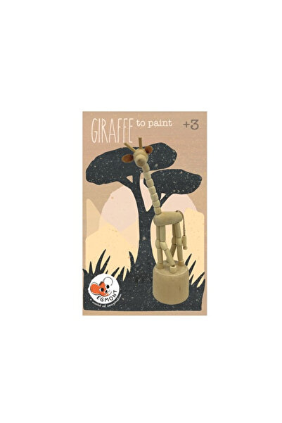 Egmont Toys Set de pictat girafa din lemn,