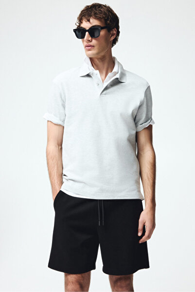 H&M İnterlok Şort Regular Fit