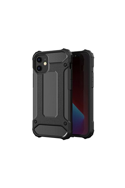lemontti Husa iPhone 12 Pro Max Hybrid Armor Negru