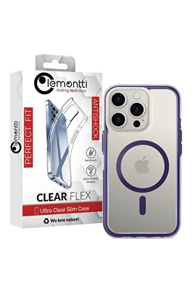lemontti Θήκη Air Bumper MagSafe iPhone 16 Pro Μωβ
