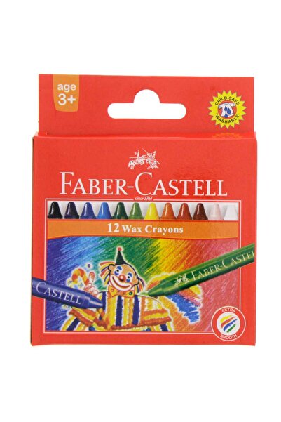 Faber Castell Faber-Castell Wax Crayons 12 Pieces