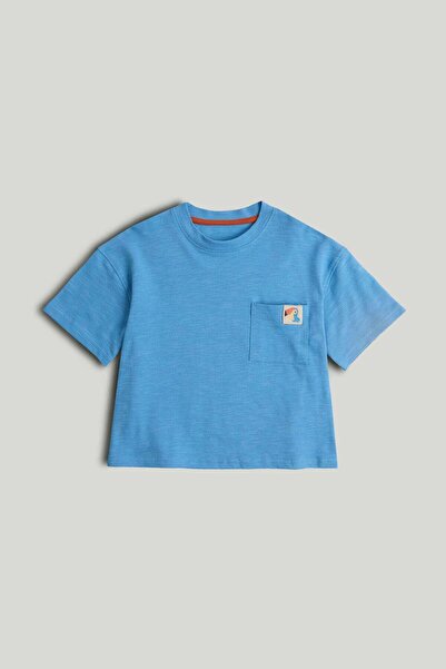 MOTHERCARE Blue Pique T-Shirt