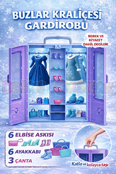 Doğan Oyuncak Dünyası Buzlar Kraliçesi Gardırobu - Frozen Dolap - Elsa Giysi ...