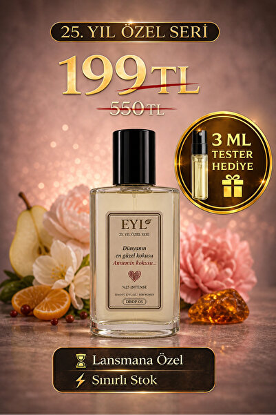 EYL COSMETIC AURELIO %25 Esans EDP 50 ml Kadın Parfüm Kalıcı Çiçeksi Meyvemsi...