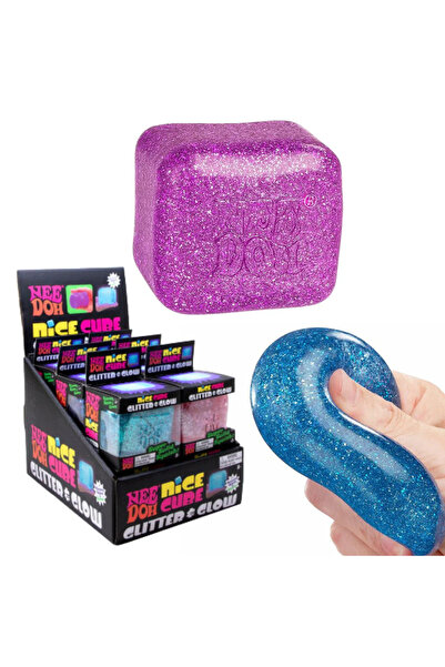 GIA'S WORLD Jucărie antistres cu cub cu sclipici, 5 ani+