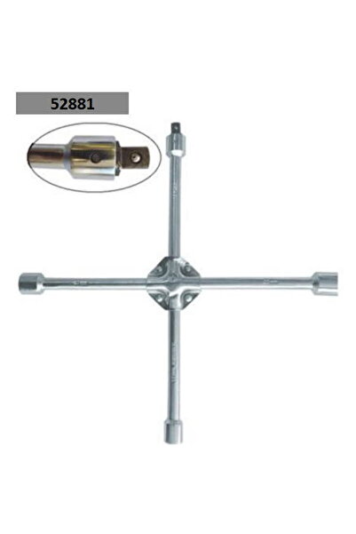 JBM Cross wheel wrench 400mm - 17x19x21x22+1/2"
