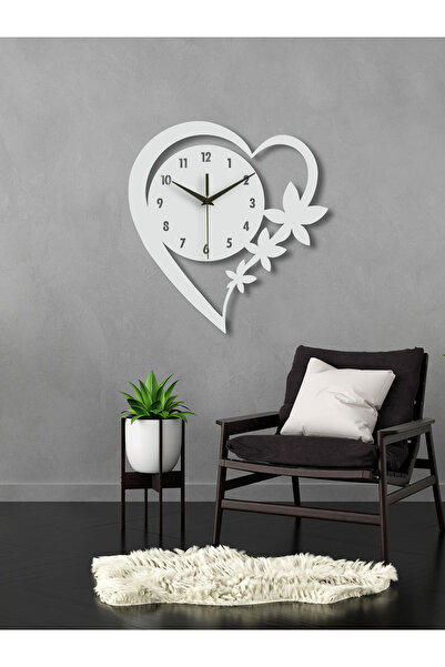 Enova Art Kalpli Metal Duvar Saati, Minimal Tasarım, Ev Ofis için Hediyelik D...