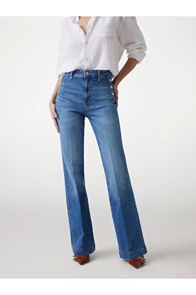 Guess New Faye Kadın Mavi Jeans W5GA0PD5Q01-S1ML
