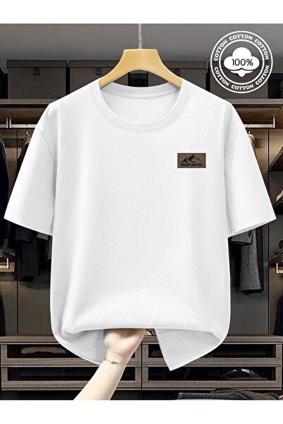 bolivia's Men's Heavyweight 180g 100% Cotton T-Shirt - Solid Black Crew Neck ...