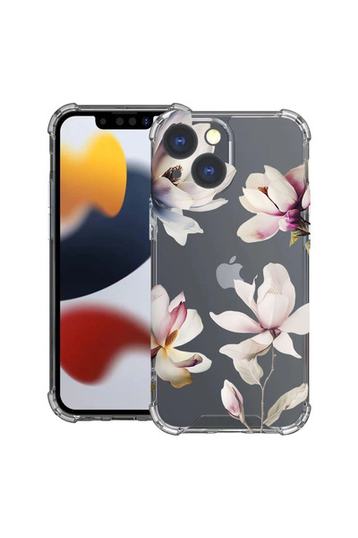 bestcase Husă Anti Shock Case For Apple iPhone 15, Magnolia Floral Design, 16...