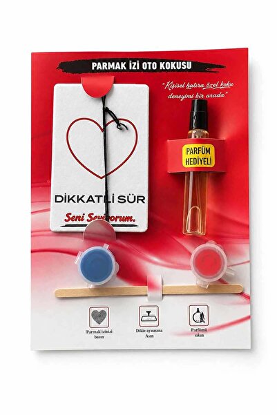 TAKIŞTIR Parmak İzi Oto Kokusu Seti