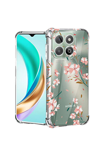 bestcase Husă Antișoc pentru Honor 400 Smart / X7d, Florală - Roz Pastel, 207...