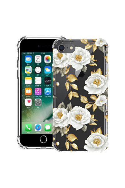 bestcase Husă Antișoc pentru Apple iPhone SE 3 / SE 2 / 8 / 7, Florală - Came...