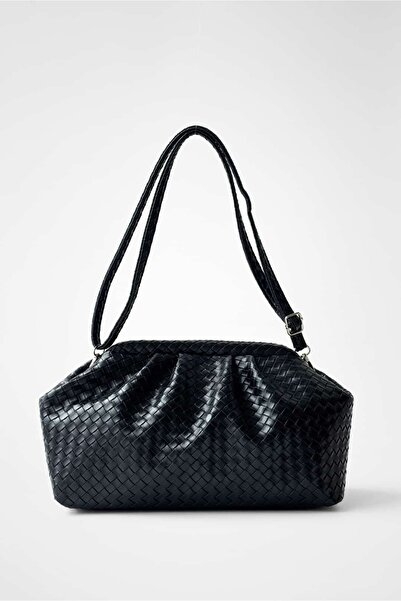 Yuka Atelier Alba Knitted Detailed Hand and Shoulder Bag - Clutch
