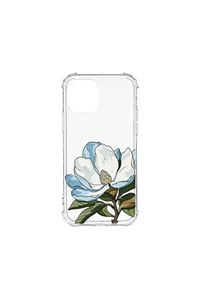 bestcase Husă Antișoc pentru Apple iPhone 12 / iPhone 12 Pro, Floral - Magnol...