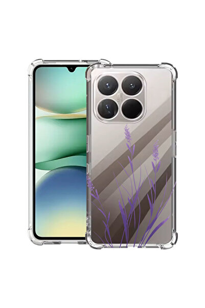bestcase Husă Antișoc pentru Xiaomi 15T Pro, Florală - Minimalist Levander, 2...