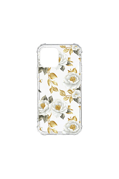 bestcase Husă Antișoc pentru Apple iPhone 11, Florală - Camelie Aurie Estetic...