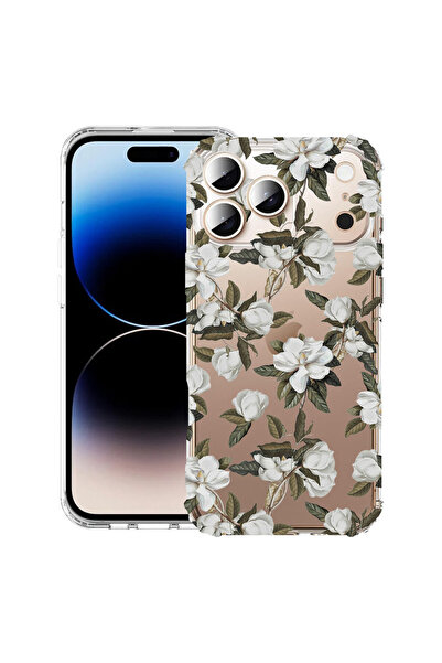 bestcase Husă Antișoc pentru Apple iPhone 17 Pro Max, Florală - Flori de Magn...