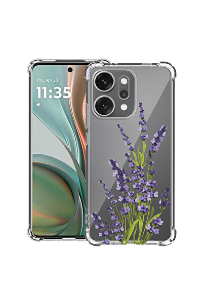 bestcase Αντικραδασμική Θήκη για OPPO Reno14 F / FS, Φλοράλ - Πρεσαριστό Λεβά...