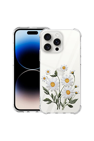 bestcase Противоударен калъф за Apple iPhone 14 Pro Max, Флорален - Минималис...