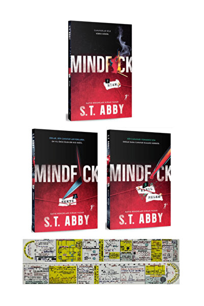 Artemis Yayınları Mindfck 1-2-3 Set S. T. Abby + Özel Cetvel