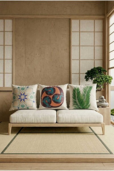 KIRLENT TEKSTİL Feng Shui Serisi Dekoratif Kırlent Kılıfı
