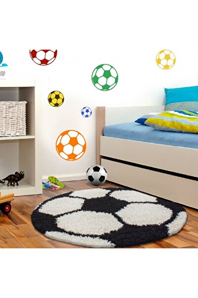 VivaDeco Covor Fun Negru 120x120 cm