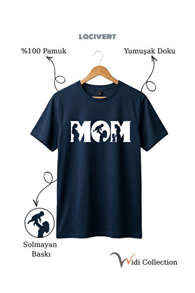 The Baski Tricou cu tematică Ziua Mamei, 100% bumbac, cu croială normală