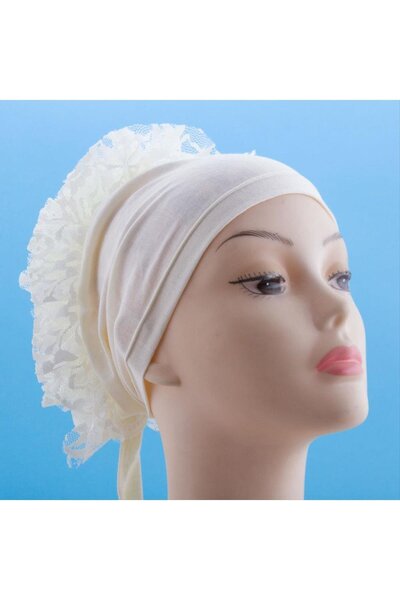 ZERO LAND Ilkeshop (225506) Ruffled Bonnet-Cream