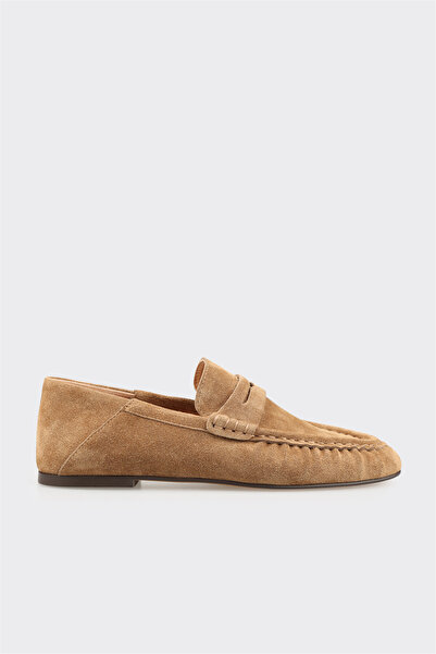 Elle Shoes Taba Deri Kadın Günlük Ayakkabı