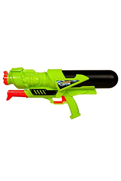 SHOPIENS Pistol cu apă din plastic, negru, verde lime, 50 cm