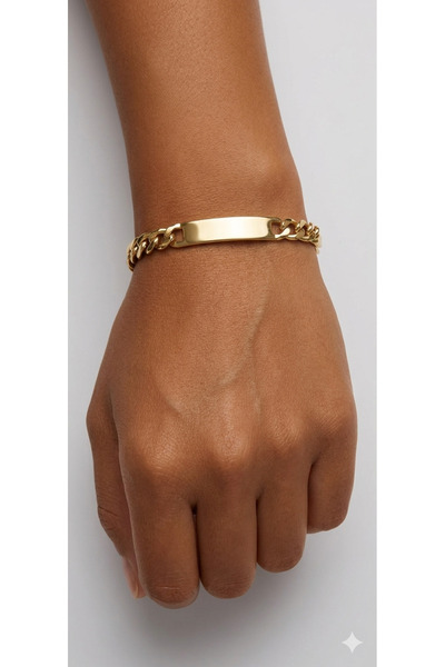 Açıkmeşe Ev Yaşam Ürünleri Men's Gold Chain Steel Bracelet – Premium Stylish ...