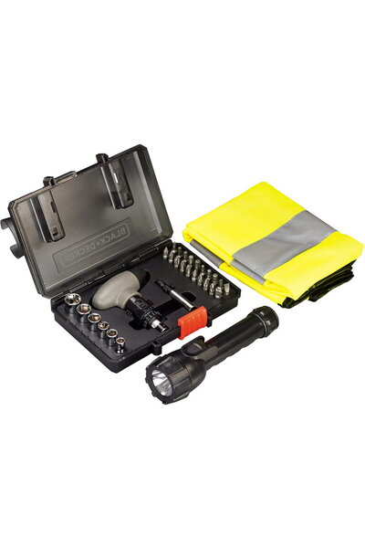 B&D KIT-SOS - UNELTE / LANTERNA / VESTA REFLECTORIZANTA