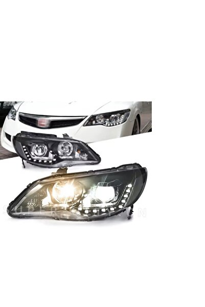 X POWER TUNİNG honda civic 2006.2011 fd6 uyumlu U led far