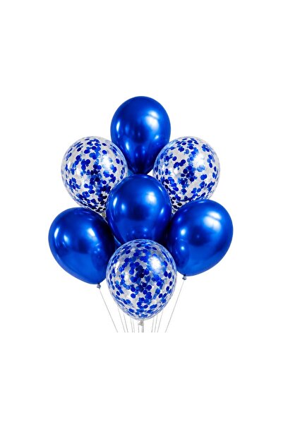 Patladı Gitti Graduation Party Set – Blue Chrome Pole Star Concept with Silve...