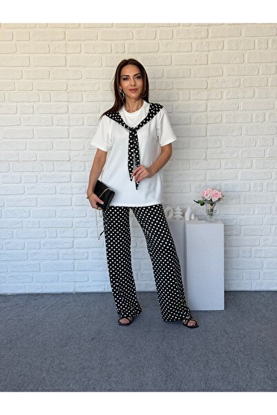 Goncalya Scarf Polka Dot Set
