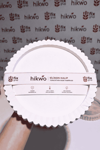 Hikwo Premium Büyük Tepsi 30 CM Silikon Tepsi - Taş Tozu Kalıbı - Epoksi Kalı...