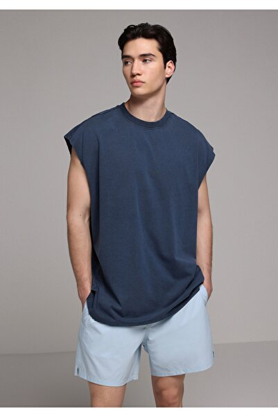 Colin's Oversize Fit Men's Blue Tank Top