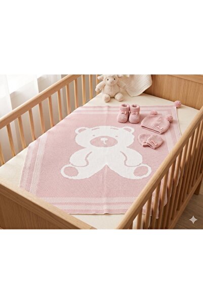 DOUX HOME Baby and Children's Blanket 4-Piece Set 90 X 110 (Stone)
