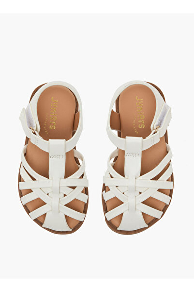 Juniors Girls Hook & Loop Sandals