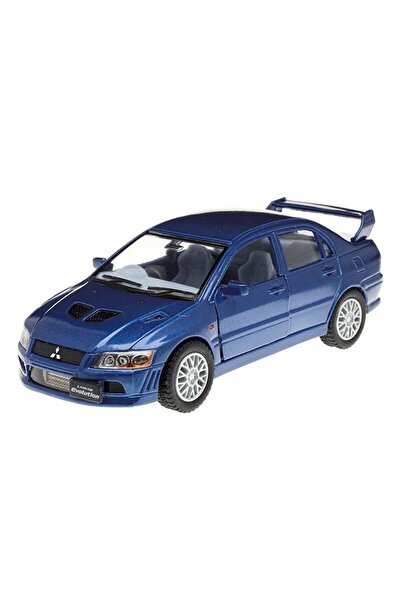 Noname Macheta auto metalica Kinsmart Mitsubishi Lancer Evolution X Albastru&...