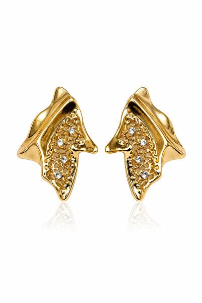 Angelovia Sea Form Stone Detailed Women's Earrings