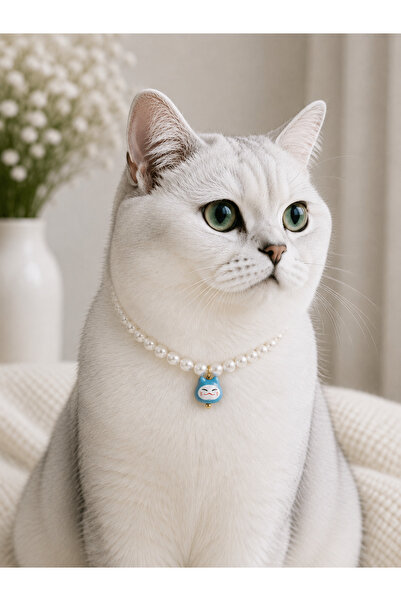HALHALMILL Ceramic Lucky Cat Pendant Necklace