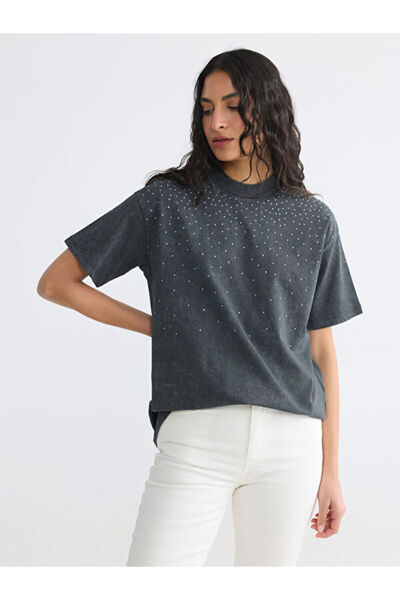 LC Waikiki Crew Neck Stone Blouse