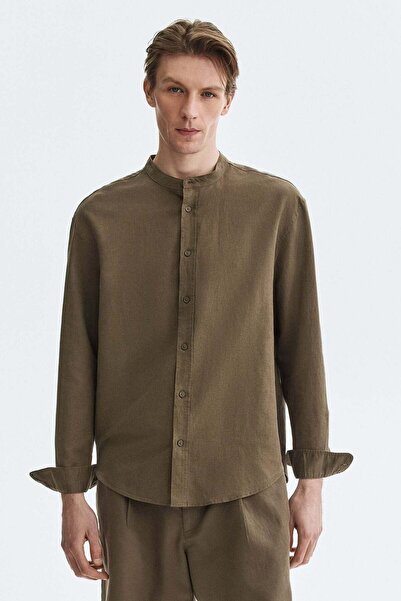 H&M Relaxed Fit Linen-blend shirt