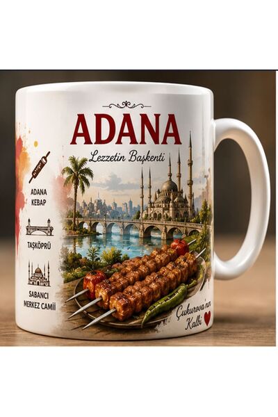 KADOREX DESIGN Turkish Cities Special Design Mug – Collection with Regional C...