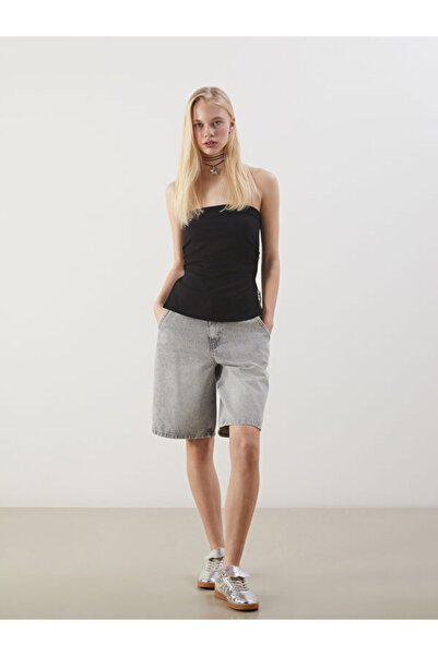 LC Waikiki شورت جينز نسائي من Bermuda Fit
