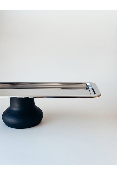 Madas Desıgn Presentation Tray, Coffee Side Tray, Standing Presentation Plate, Chocolate Tray