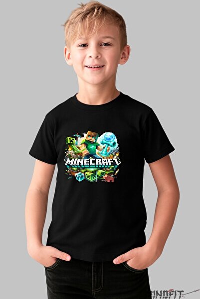 GILDAN Tricou Minecraft Kendama Model Cuburi Infinte
