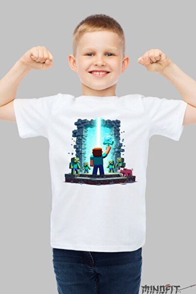 GILDAN Tricou Minecraft Kendama Aventuri Luminoase